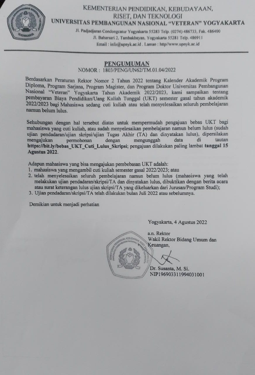 Program Studi Agroteknologi